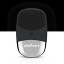 2 x 3-in-1 Electric Facial Cleansing Brush - Silicone Face Scrubber & Massager, IPX7 Waterproof, USB Rechargeable, Deep Cleansing, Blackhead Removal, Exfoliating Skincare Tool (Black)