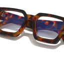 Square Thick Frame Glasses for Women Men Fashion Blue Light Glasses Trendy Chic Computer Eyeglasses