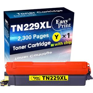 EASYPRINT Compatible (High Yield, Yellow) TN229XL Toner Cartridge Replacement for Brother TN-229XL Used for HL-L3220cdw L3280cdw L3295cdw L3300cdw 8245cdw MFC-L3720cdw L3765cdw L3780cdw L8395cdw