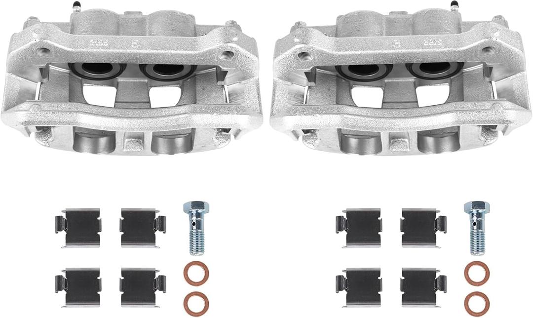 PAROD Front Disc Brake Caliper with Bracket Fit for 2010-2021 Ford Expedition/Navigator,2010-2011 F-150/Lincoln Mark LT,Passenger&Drive Side,Replace for 18B5237 18B5236