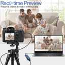 HDMI Video Capture Card 4K Recording 1080P 60FPS Output HDMI to USB A/C Capture Device for Quest 3, PS5/4, Switch2/1, Camera, Xbox, Tablet, PC, OBS, MacOS/Windows, Plug & Play