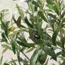 Faux Artificial Olive Tree 7ft,for Home & Office Decor, Potted with Moss, Freestanding Design