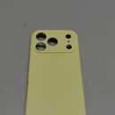 Ktele Magnetic for iPhone 17 Pro Case [Compatible with Magsafe] [Premium Silicone Satin-Smooth Touch] Slim Shockproof Anti-Scratch Microfiber Lining Case, 6.3 inch, Creamy Yellow