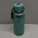 Hydro Flask 32 Oz Wide Flex Straw Cap Bottle - Insulated Stainless Steel - Wide Straw Lid, Non Spill, Leakproof in Thyme Rose Gold