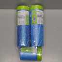 SARDVISA Pre-Taped Masking Film for Painting, 59/43/ 22 in * 66 FT, 3-Rolls Painters Plastic Sheeting with Widened Paint Tape and Drape for Covering Walls, Windows, Cars & Furniture Protection