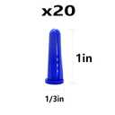 Wensilon (274 pcs) Plastic Drywall Wall Anchors Kit with Screws Concrete Screw kit Wall Anchor Set Suitable for Brick and Cement Walls