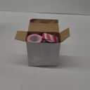 Blosssound 12 Pack Flagging Tape with White Red Stripes 1 inch x 1800ft Marking Ribbon Non Adhesive Plastic Surveyors Tape for Hunting Trail Hazardous Areas Halloween Party Decors