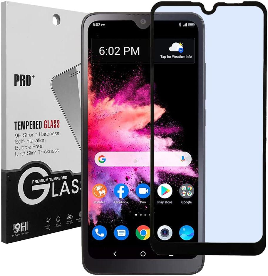 For TCL 30Z, TCL 30 LE - Full Adhesive Tempered Glass Screen Protector - Black