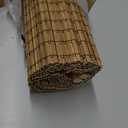 LazBlinds Cordless Bamboo Roman Shades, Privacy Blinds for Interior Windows, Room Darkening Roll Up Bamboo Blinds for Home & Patio, 28.5" W x 64" H, Highfield Teak