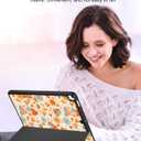 for iPad 9th/8th/7th Generation Case 10.2 Inch Girls Cute Kids Women Folio Smart Cover Pencil Holder Mushroom Aesthetic Design Girly Kawaii Teens Cases for iPad 7/8/9 Gen A2602 A2270 A2197