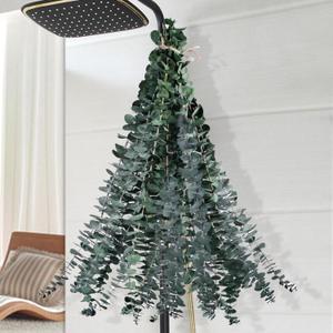 12PCS Dried Eucalyptus for Shower Hanging - 17'' Real Large Preserved Eucalyptus Stems Green Home Decor, 100% Made from Fresh Eucalyptus Leaves, Bathroom Shower Decor, Wedding, DIY