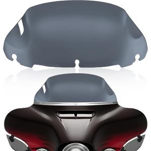 Smoke 9 Motorcycle Windshield Windscreen Compatible for 2014-2023 Harley Davidson Touring Street Glide/Electra Glide/Ultra Limited/Tri Glide FLHT FLHX FLHXS FLHTK