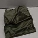 BGment Olive Green Velvet Curtains 84 Inch Length, Thermal Insulated Blackout Curtains Room Darkening Drapes with Back Tab and Rod Pocket for Living Room/ French Door, Set of 2 Panels, 52 x 84 Inch