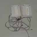 Weysat 8 Pcs Christmas Photo Ornaments Small Hanging Picture Frame Ornaments Wallet Size Picture Frames for Christmas Tree Decoration Tear the Scratch Film Before Use(2 x 3 Inch,Vertical)