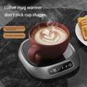 Coffee Mug Warmer Intelligent Control Type, Mug Warmer, Three-Level Controlled Constant Temperature Heating 8H Auto Shutdown Coffee Cup Warmer is Used in Different Scenes Such as Home and Office