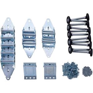 HOME MASTER HARDWARE Garage Door Hinge & Roller Tune Up KitGarage Door Hardware Kit for 16 x 7 or 18 x 7 Door