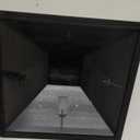 Lanterns Decorative Indoor, 1 Pack Black Outdoor Lantern with Timer, 14" Lantern Waterproof with Battery Operated Candle, Outdoor Hanging Lanterns for Porch, Patio, Wedding Decor