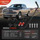 55398938AC Front Sway Bar with K80894 PU End Links Kit, Barra Estabilizadora Delantera Kit Fits for 2009-2010 Dodge Ram 1500, 2011-2018 Ram 1500, 2019-2022 Ram Classic 1500 4WD Only-Black