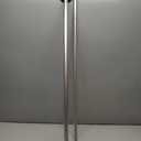 Zenna Home Curved Shower Curtain Rod, No Drill, 50-72 Inch Adjustable Tension Shower Rod for Bathroom, Rustproof, 1-Inch Diameter, Non Slip, Easy Install, Adds Space in Shower, Satin Nickel