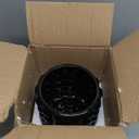 DILATATA 6 Inch Ceramic Planter Pot for Indoor Plants with Drainage Hole Bubble Flower Planter Hobnail Plant Pot Garden Planter Black Succulent Plant Pot Utensil Holder