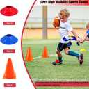 Flag Football Set, 14 Player/ 28 Player Football Flags and Belts Set, Includes Belts, Football Flags, Cones