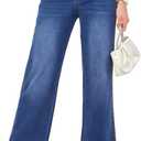VIPONES Wide Leg Jeans for Women Trendy High Waisted Strechy Straight Leg Baggy Jeans Loose Denim Pants with Pockets (2)