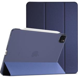 ProCase Smart Case for iPad Pro 12.9 2022/2021/2020/2018, Slim Stand Hard Back Shell Smart Cover for iPad Pro 12.9" 6th Gen/5th Gen/4th Gen/3rd Gen -Navy