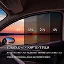 20% Percent Car Window Tint, Nano Ceramic Window Tint Film 24" X 15FT, Automotive Tints for Cars Sun Protection Privacy Film Blocks UV/IR Rays, Heat & Glare-Scratch Resistant