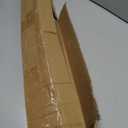 UNISHADES no Drill Cordless Roman Shades for Windows, 34" W 64" H - 100% Blackout - Linen - Beige