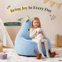 31" Kids Bean Bag Chair for Reader, Living Room, Bedroom