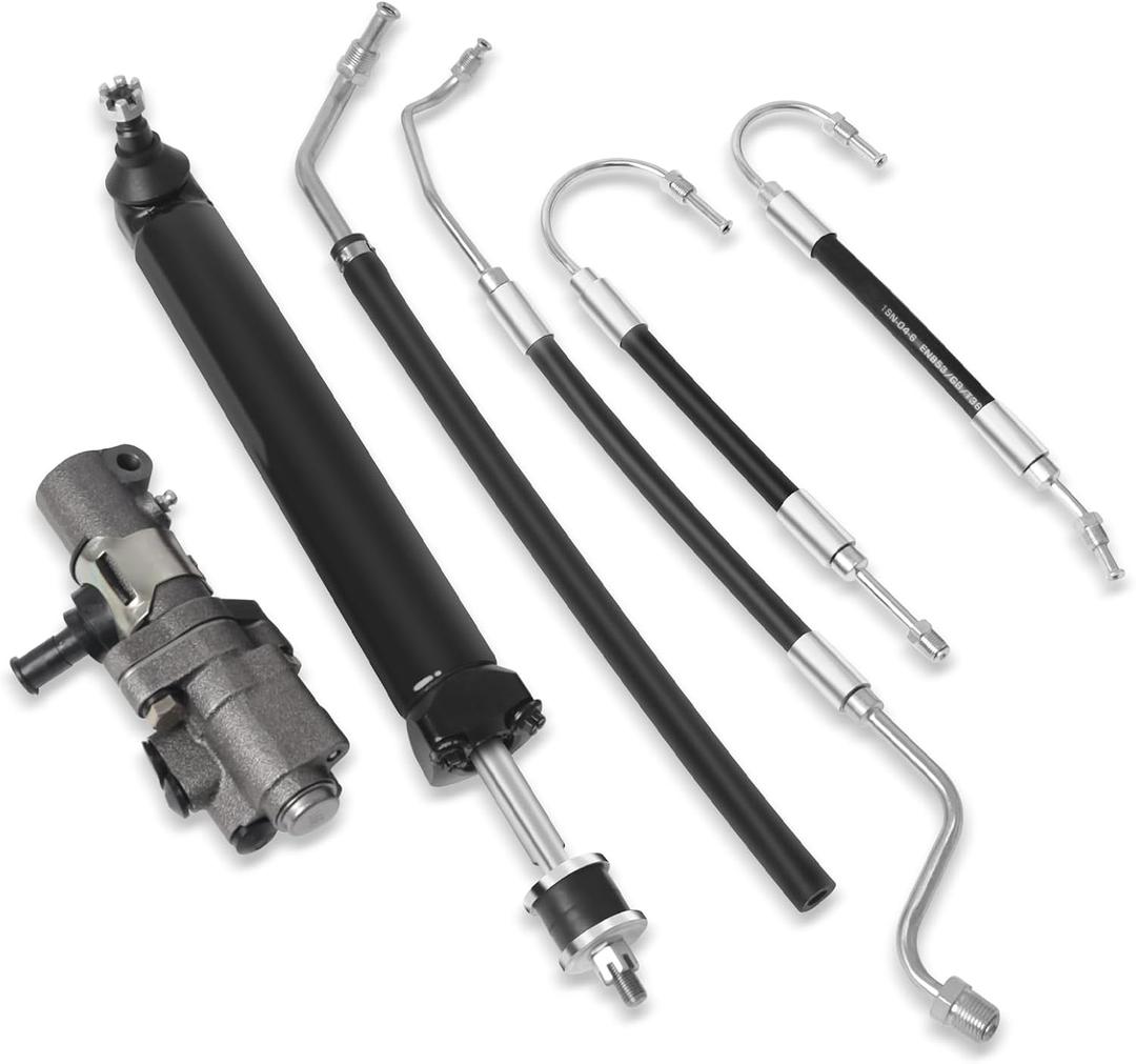 Power Steering Valve Cylinder Ram Hose Kit NO CORES for Chevy Corvette 1963-1979, Replace # 1502007, 1505001, 1509003