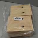 2Pcs Wooden Bird Nest Parrot Breeding Box Bird Incubation House for Indoor Use Rustic Design for Comfortable Resting Nesting for Finches