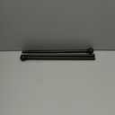 Curtain Rod Black 3 pc, 17"
