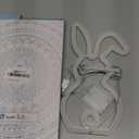 LED Bunny Lamp,Cute Rabbit Neon Light Signs Easter decorations USB Powered or 3xAA Battery Powered,Bunny Night Light Gifts for Bedroom Dorm Easter Christmas Party Bar Wall Decor (White)