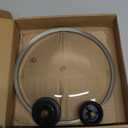 9.1 Inch Tempered Glass Lid for Instant Pot 5/6 Quart - Universal Pot Lid Replacement, Universal Pot Cover with Heat-resistant Handle, Easy to Grip, Stainless Steel Rim, Clear