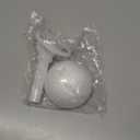 VILLCASE Flower Bouquet Holder, Wedding Bridal Floral Bouquet Holder, Foam Floral Handle Bouquet Stand for Floral Arrangement Wedding Supplies Bridal Lowers Decoration, 19.00X10.00X10.00CM, White