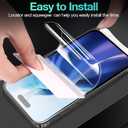 3 Pack Flexible Film for iPhone 17 Pro Screen Protector[NOT GLASS], Non-breakable Soft TPU Hydrogel Film for iPhone 17 Pro, Invisible Thin, Scratch Resistant, Self-Healing