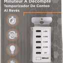 Woods 59007WD In-Wall 30-Minute Decora Digital Countdown Timer;White