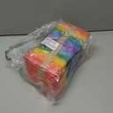 WISYOK 1000 Pcs Colored Popsicle Sticks for Crafts, 4.5 Inch Colored Wooden Craft Sticks, Ice Cream Sticks, Rainbow Popsicle Sticks, Great for DIY Craft Creative Designs and Children Education