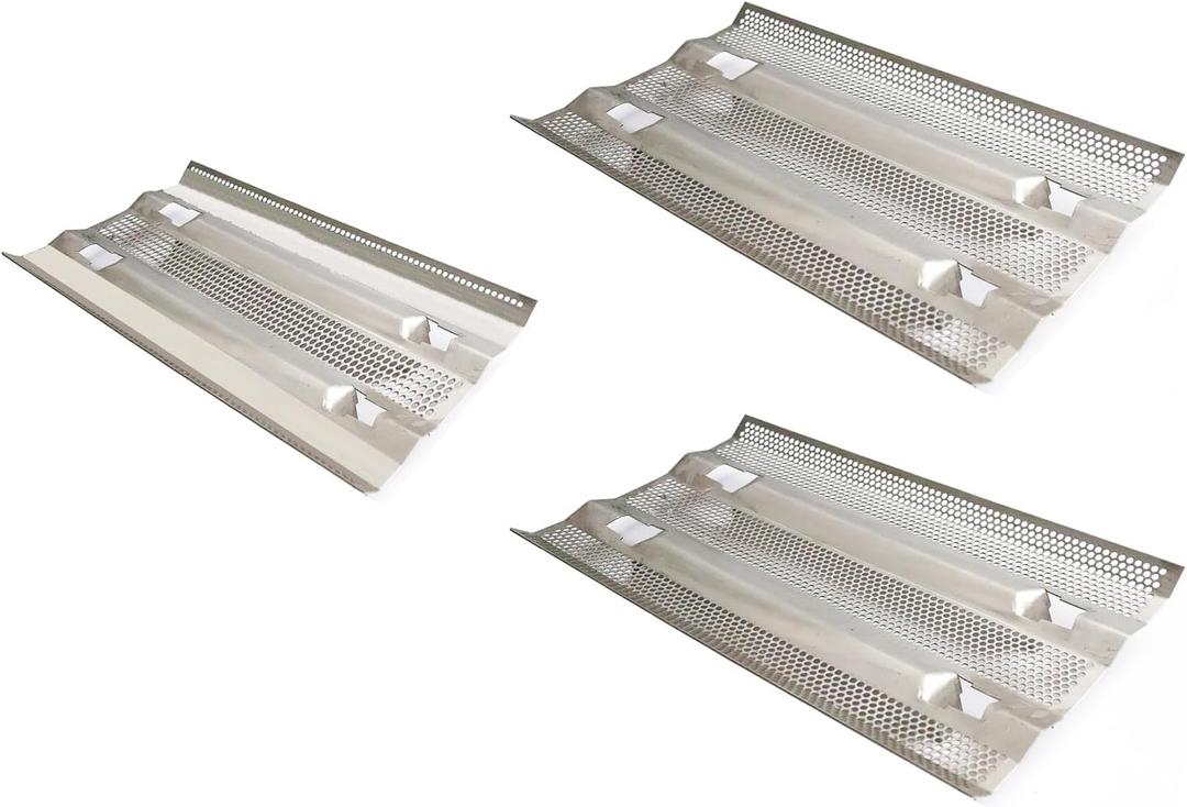 S9C531(2-Pack) S9C551(1-Pack) 16GA Stainless Steel Heat Plate for Fire Magic 15-S1S1N-A, 15-S2S1N-A, 25-S1S1N-62, 25-S1S1N-71, 25-S2S1N-62, 25-S2S1N-71