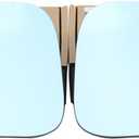 2Pcs Side Mirrors for Tesla Model X 2016-2025 Wide Angle Anti Glare Heat Defogging Blue Lens with Backing Plate