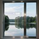 ROLLINDOG 2Mil Self Adhesive Clear Protective Glass Film 24 Inch x 100 Ft