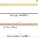 Asidrama 10 Pack 7.5 Inch(192mm) Brushed Brass Kitchen Cabinet Handles, Cabinet Pulls Kitchen Cabinet Hardware for Cupboard Drawer Pulls