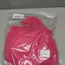 oten Women's Tube Dress with Scarf Tight Ruched Bodycon Short Club Y2k Night Out Party Mini Dresses (Medium, Hot Pink)