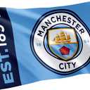Desert Cactus Manchester City Flag Man City MCFC Football Soccer 100% Polyester Indoor Outdoor 3x5 feet Banner (Flag 5)