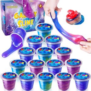 15 Pack Galaxy Slime Kit, Slime Party Favors for Kids, Stretchy & Non-Sticky Slime Pack, Slime Toy for Boys Girls 5-12 15 Pack Galaxy Slime Kit, Slime Party Favors for Kids, Stretchy & Non-Sticky Slime Pack, Slime Toy for Boys Girls 5-12