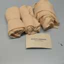 3pcs Deep Beige Cheesecloth Table Runner Rustic Boho Gauze 120 Inch 10 FT Cheese Cloth for Wedding Baby Shower Bridal Shower Birthday Party Long Sheer Home Decorations (Butter)