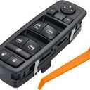 8 PINS +13 PINS Check Required.Power Window Switch fits for 2008-2012 Jeep Liberty & Dodge Nitro,2009-2010 Dodge Journey,4602632AB 4602632AD 4602632AC Driver Side Control switches(Green Light)