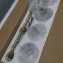 4 Light Bathroom Light Fixtures, Brushed Brass Bathroom Vanity Lights, Modern Vanity Lights 4-Light Globe Bathroom Vanity Lighting Fixture Over Mirror