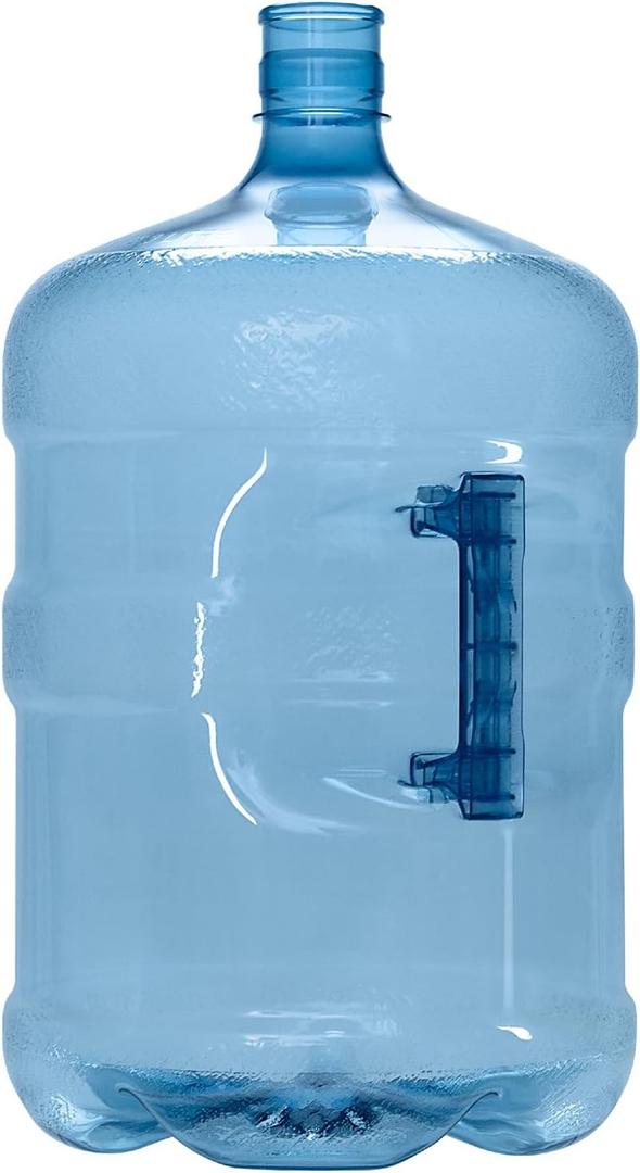 Brio B.P.A. Free 5 Gallon Plastic Crown Cap Reusable Water Bottle Container